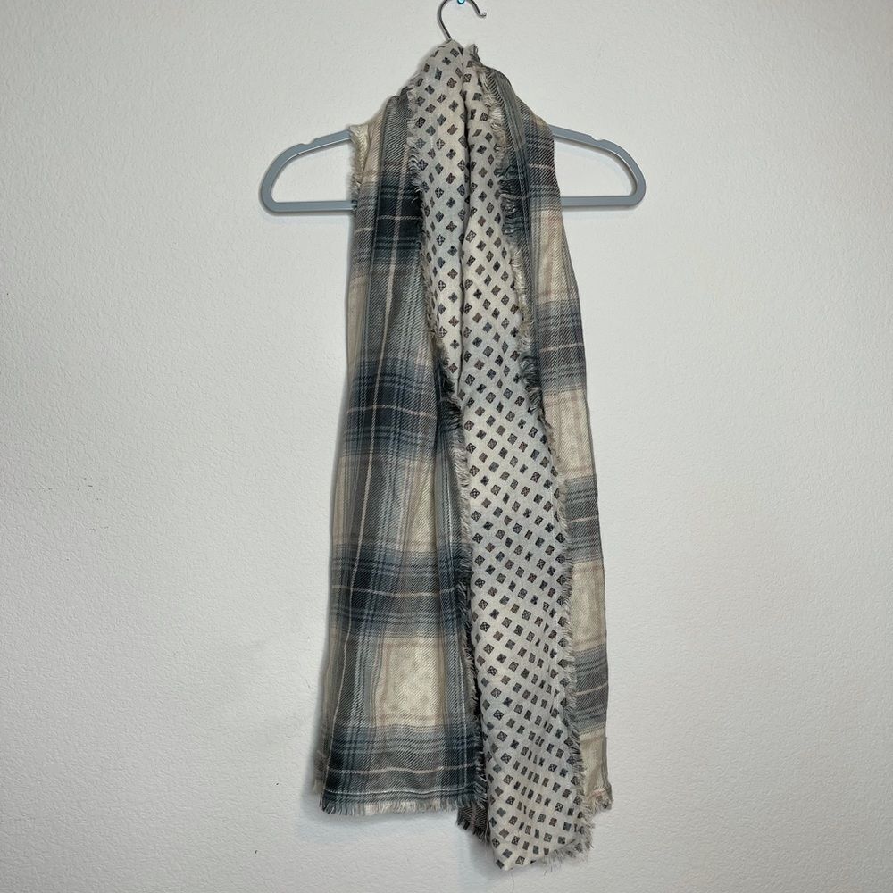 Lucky brand reversible wool blend scarf